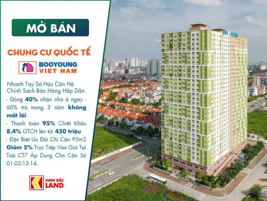Cơn bão quà tặng khi mua chung cư Booyoung Vina
